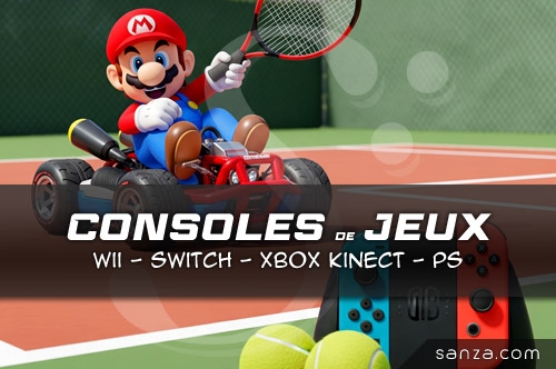 Consoles de Jeux (Switch, Wii, Xbox, PS) | Agence Sanza