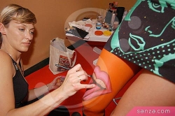 Body-Painting en Direct | SANZA, Animation Evénementielle