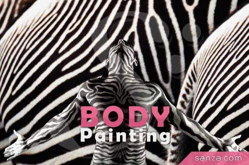 Body-Painting en Direct | SANZA, Animation Evénementielle