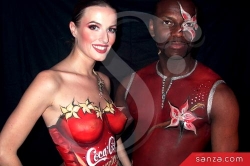 Body-Painting en Direct | SANZA, Animation Evénementielle
