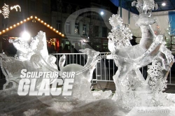 Sculpteur sur Glace en Direct | SANZA, Animation Evénementielle