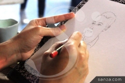 Live-Drawing - Portrait au Trait | SANZA, Animation Evénementielle