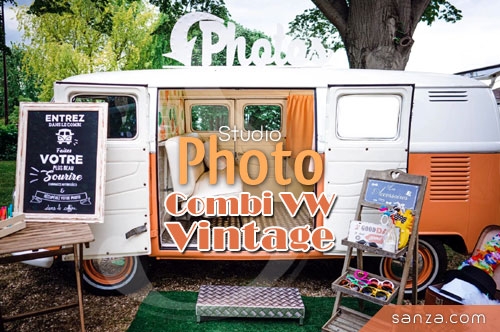 Studio Photo Combi VW Vintage | SANZA, Animation Evénementielle