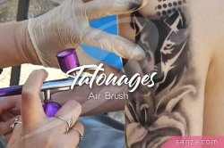 Tatouages Express Air Brush | SANZA, Animation Evénementielle
