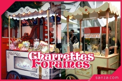 Charrettes Foraines Gourmandes | SANZA, Animation Evénementielle