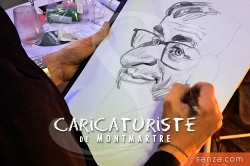 Caricaturiste de Montmartre | SANZA, Animation Evénementielle