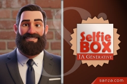 Selfie Box IA Générative | SANZA, Animation Evénementielle