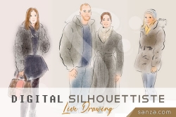 Live-Drawing - Digital Silhouettiste | SANZA, Animation Evénementielle