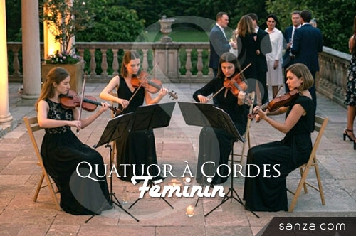Quatuor à Cordes Féminin | SANZA, Animation Evénementielle