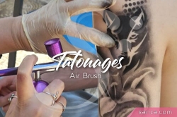 Tatouages Express Air Brush | SANZA, Animation Evénementielle