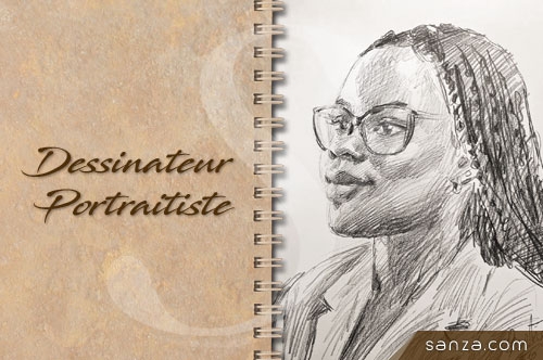 Dessinateur Portraitiste | SANZA, Animation Evénementielle