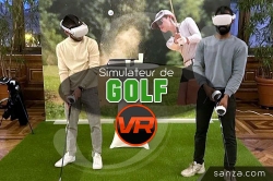 Simulateur de Golf VR | SANZA, Animation Evénementielle